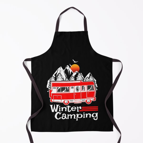 Item preview, Winter Camping Vintage RV Camper Recreational Vehicle designed and sold by CharJens.