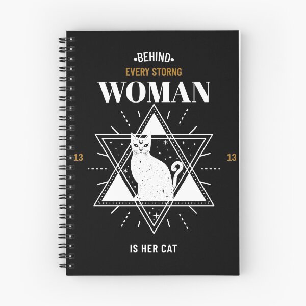 Item preview, behind every strong woman is her cat designed and sold by reka88.