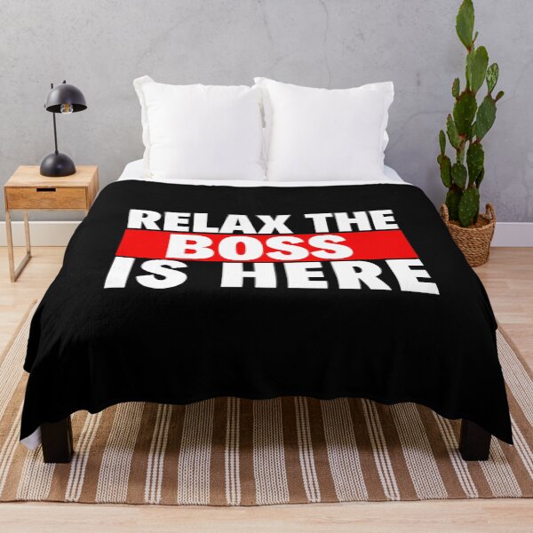 Item preview, relax the boss is here designed and sold by T-shirtgallery.
