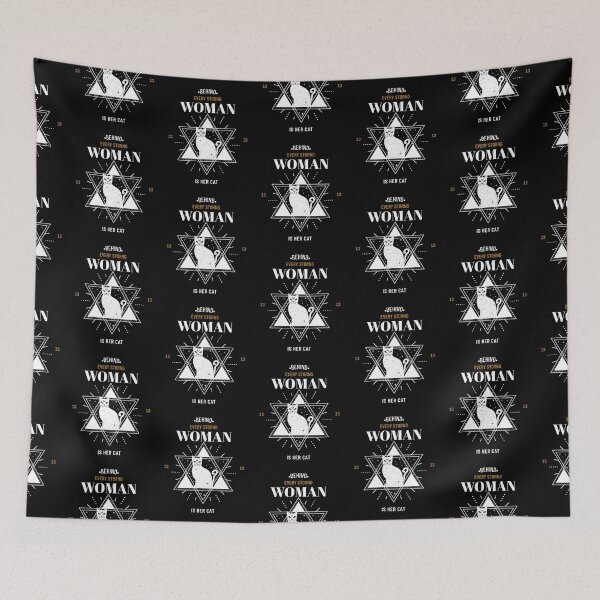 Item preview, behind every strong woman is her cat designed and sold by reka88.