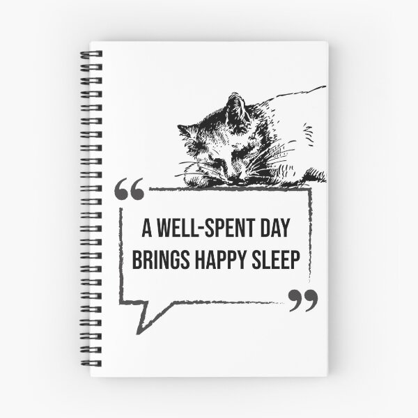 Item preview, A well-spent day brings happy sleep designed and sold by Experience21.