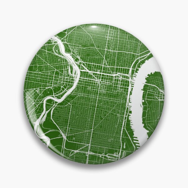 Item preview, Philadelphia, Pennsylvania, City Map - Green designed and sold by helloadventure.