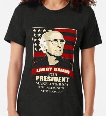 Larry David for President Tri-blend T-Shirt