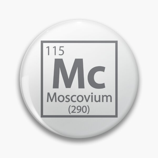 Item preview, Moscovium - Russian Science designed and sold by TravelScientist.