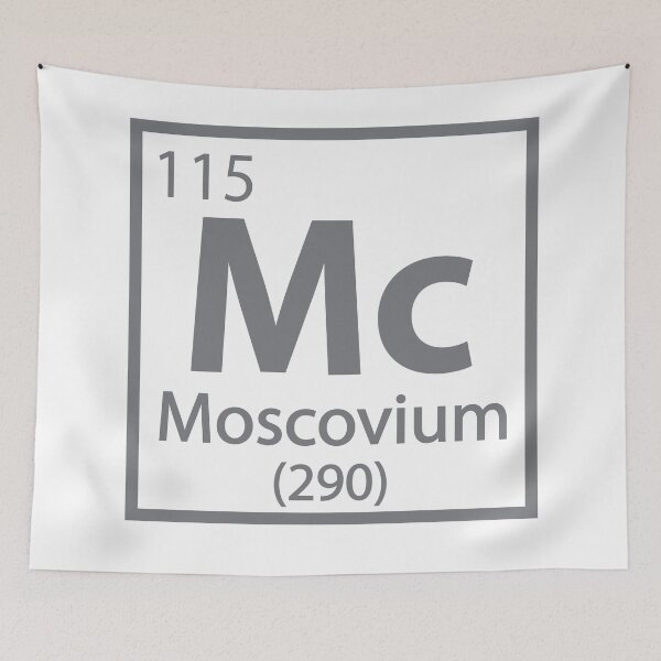 Item preview, Moscovium - Russian Science designed and sold by TravelScientist.