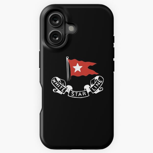 White Star Line - White/Red Logo - RMS Titanic iPhone Tough Case