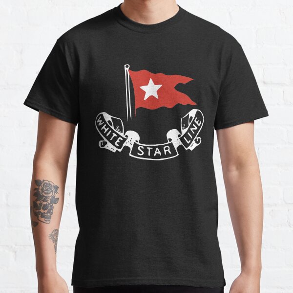 Artikel-Vorschau von White Star Line - Weiß/Rotes Logo - RMS Titanic, designt und verkauft von EnA-Rock.