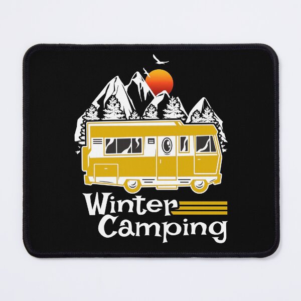 Item preview, Winter Camping Vintage RV Camper Recreational Vehicle designed and sold by CharJens.
