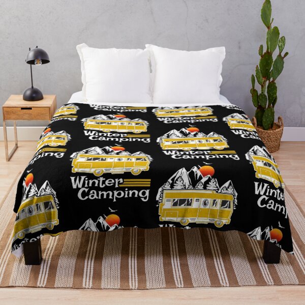 Item preview, Winter Camping Vintage RV Camper Recreational Vehicle designed and sold by CharJens.