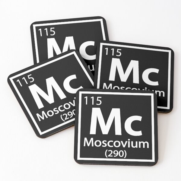 Item preview, Moscovium - Russian Science designed and sold by TravelScientist.