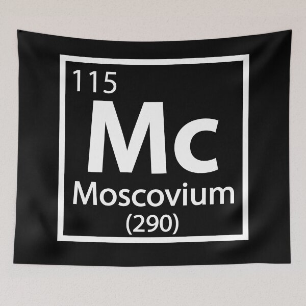 Item preview, Moscovium - Russian Science designed and sold by TravelScientist.
