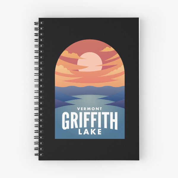 Artikelvorschau, Griffith Lake VT Retro Sunset entworfen und verkauft von HalpinDesign.