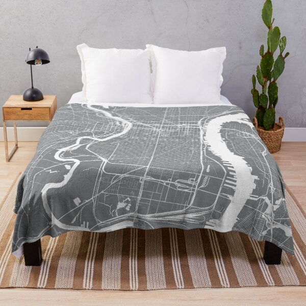 Item preview, Philadelphia, Pennsylvania, City Map - Grey designed and sold by helloadventure.