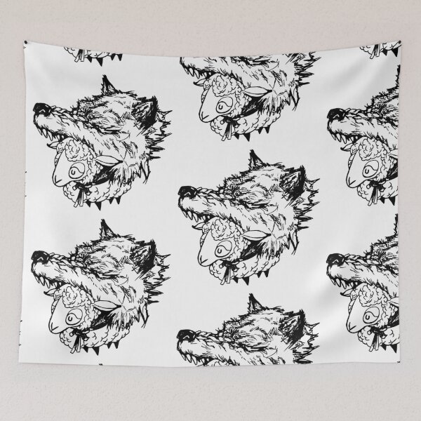 Item preview, Sheep in Wolf's Clothing - Reverse of the Classic Idiom  designed and sold by kikoeart.