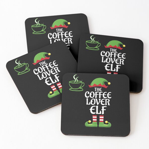 Item preview, the Coffee Lover Elf  Funny idea gift for nurse student and coffee lovers mornings designed and sold by wi trendshop.