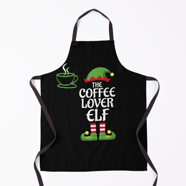 Item preview, the Coffee Lover Elf Funny idea gift for nurse student and coffee lovers mornings designed and sold by wi trendshop.