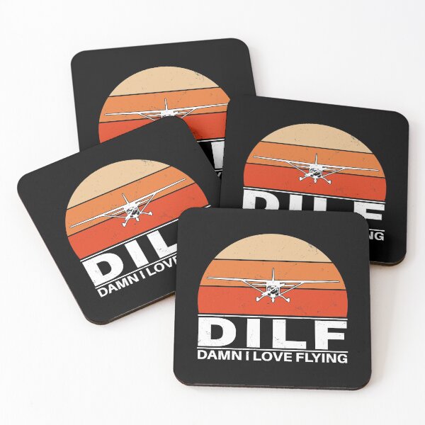 Item preview, DILF Damn I love Flying designed and sold by NicGrayGraphic.