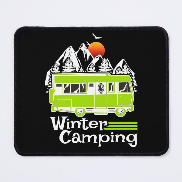 Item preview, Winter Camping Vintage RV Camper Recreational Vehicle designed and sold by CharJens.