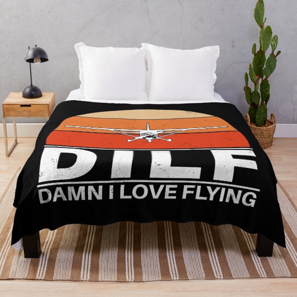 Item preview, DILF Damn I love Flying designed and sold by NicGrayGraphic.