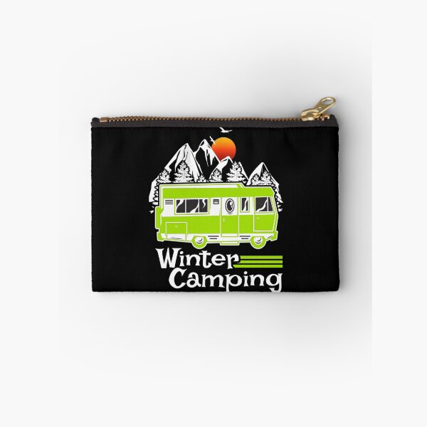 Item preview, Winter Camping Vintage RV Camper Recreational Vehicle designed and sold by CharJens.
