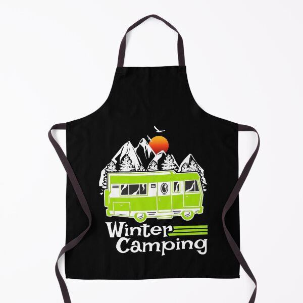 Item preview, Winter Camping Vintage RV Camper Recreational Vehicle designed and sold by CharJens.