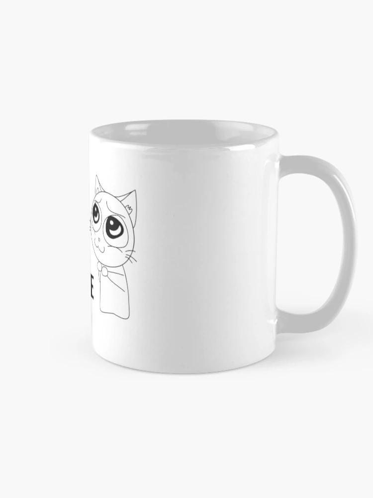 Thumbnail 3 of 6, Coffee Mug, Hooman feed me purrease funny cat designed and sold by Experience21.