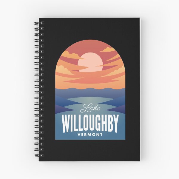 Artikelvorschau, Lake Willoughby VT Retro Sunset entworfen und verkauft von HalpinDesign.