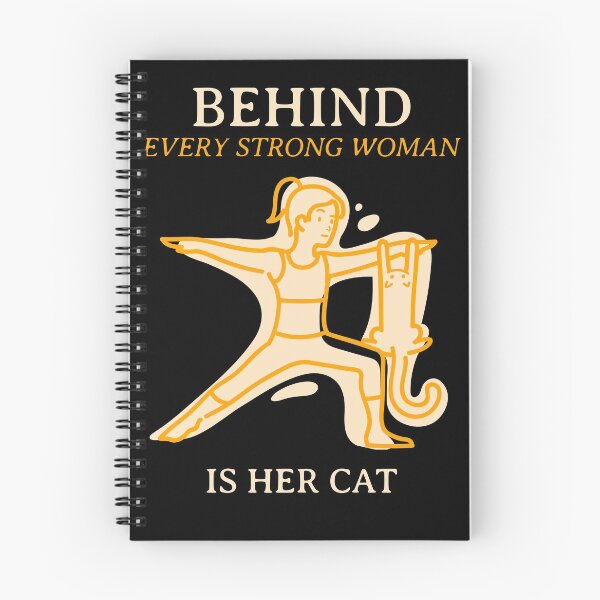 Item preview, behind every strong woman is her cat designed and sold by reka88.