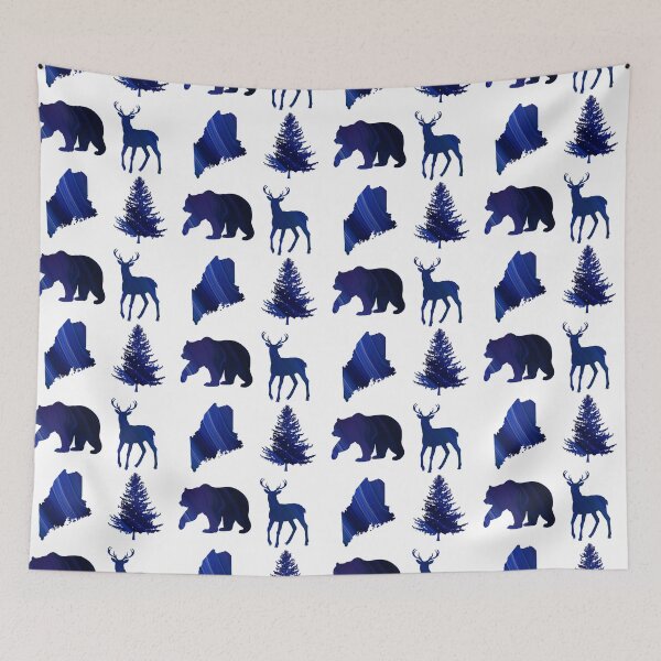 Item preview, Dark Blue State of Maine Sticker Pack  designed and sold by Dalaura.