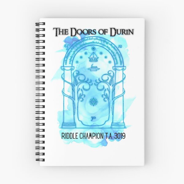 Item preview, The Doors of Durin Riddle Champion T.A. 3019 designed and sold by haileev.