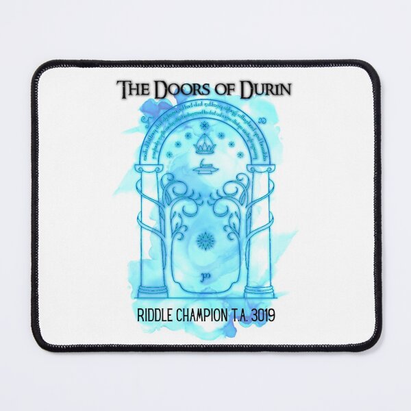 Item preview, The Doors of Durin Riddle Champion T.A. 3019 designed and sold by haileev.