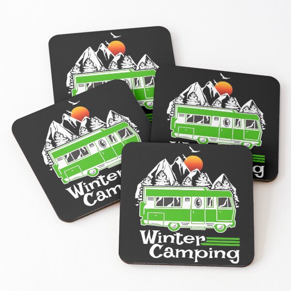 Item preview, Winter Camping Vintage RV Camper Recreational Vehicle designed and sold by CharJens.