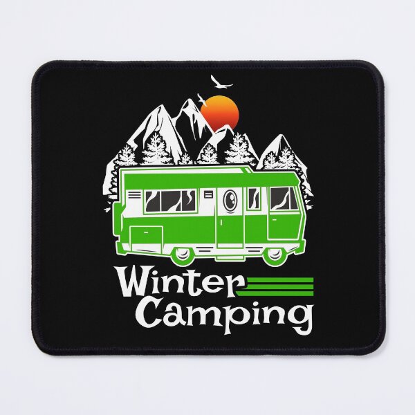 Item preview, Winter Camping Vintage RV Camper Recreational Vehicle designed and sold by CharJens.