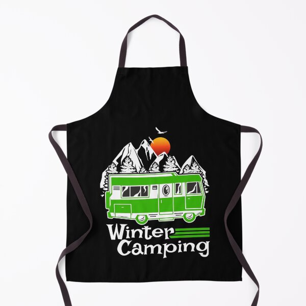Item preview, Winter Camping Vintage RV Camper Recreational Vehicle designed and sold by CharJens.
