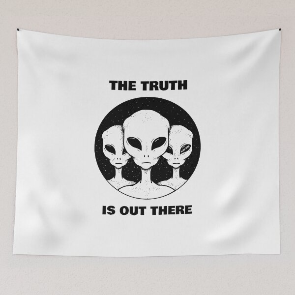 Item preview, THE TRUTH IS OUT THERE! [The Three Aliens] designed and sold by Alien-Jack.