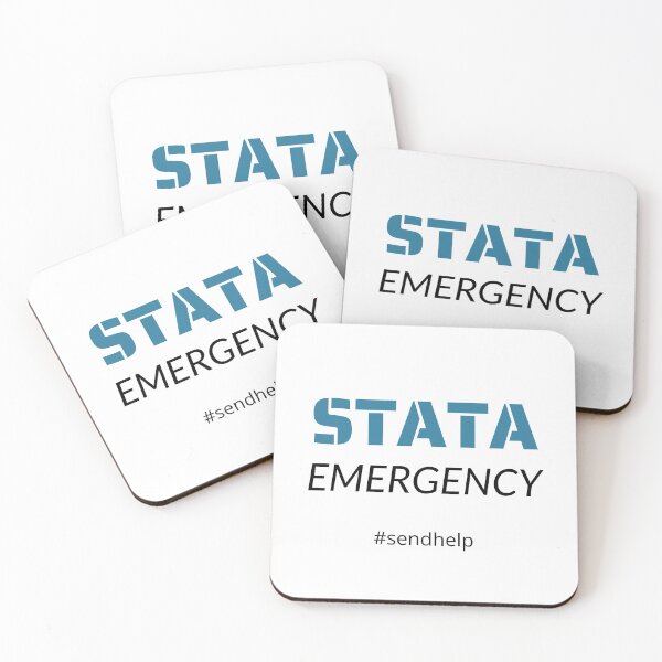 Item preview, State of emergency stata program joke, econometric analysis using stata, econometrics student joke designed and sold by ECONTSHIRTS.
