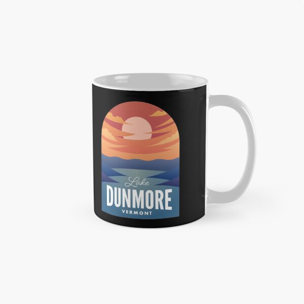 Artikelvorschau, Lake Dunmore VT Retro Sunset entworfen und verkauft von HalpinDesign.