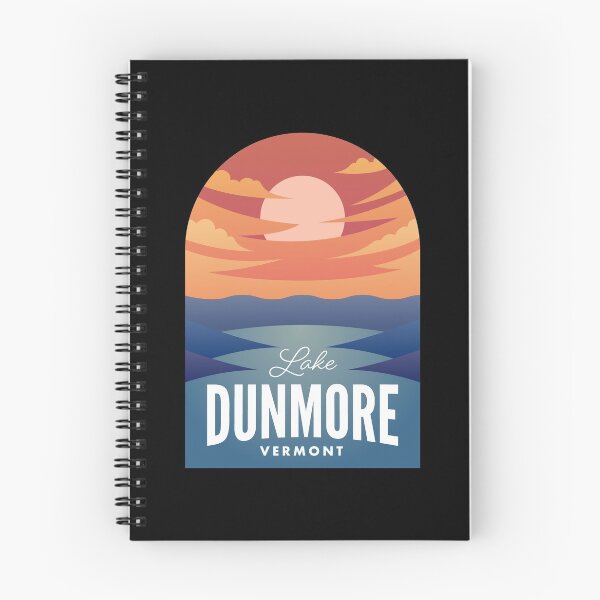 Artikelvorschau, Lake Dunmore VT Retro Sunset entworfen und verkauft von HalpinDesign.