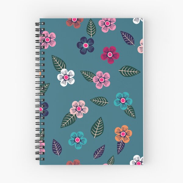 Item preview, Julie’s Garden Scattered Flowers Teal designed and sold by ToEllaBloom.