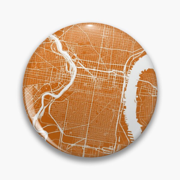 Item preview, Philadelphia, Pennsylvania, City Map - Orange designed and sold by helloadventure.