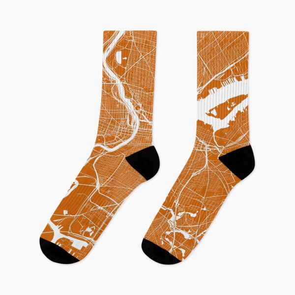 Item preview, Philadelphia, Pennsylvania, City Map - Orange designed and sold by helloadventure.
