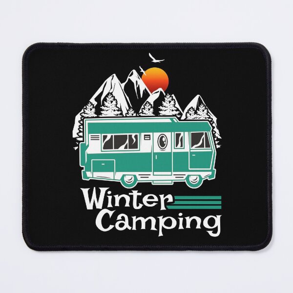 Item preview, Winter Camping Vintage RV Camper Recreational Vehicle designed and sold by CharJens.