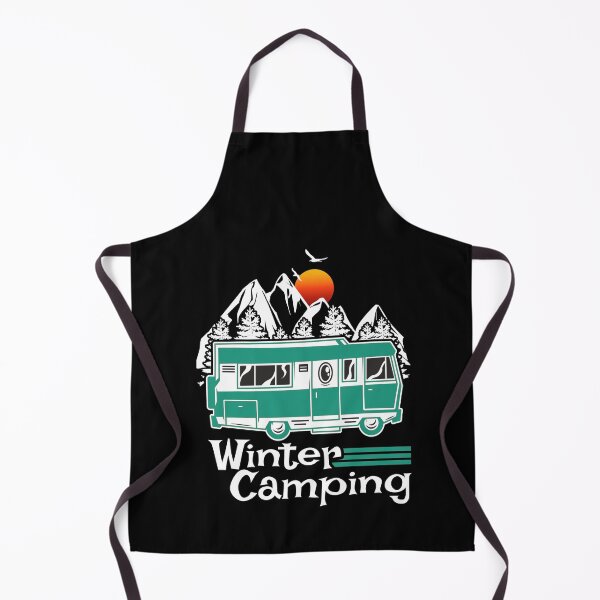 Item preview, Winter Camping Vintage RV Camper Recreational Vehicle designed and sold by CharJens.