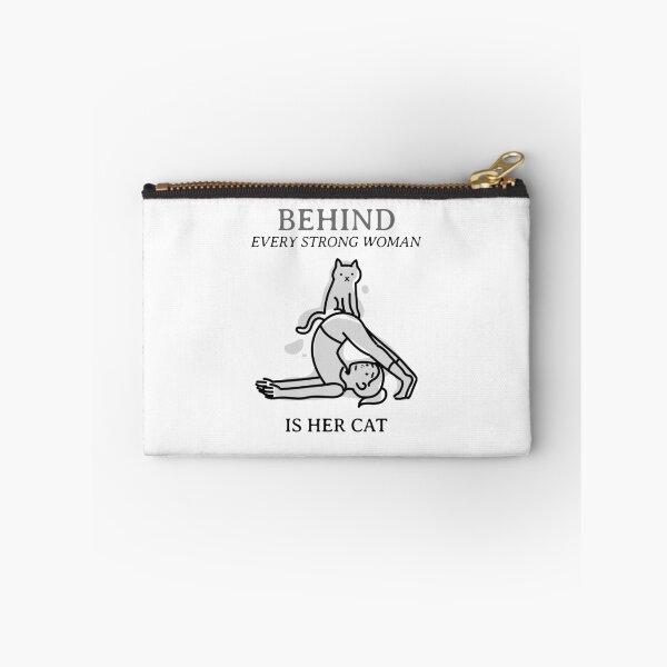 Item preview, behind every strong woman is her cat designed and sold by reka88.