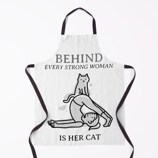 Item preview, behind every strong woman is her cat designed and sold by reka88.