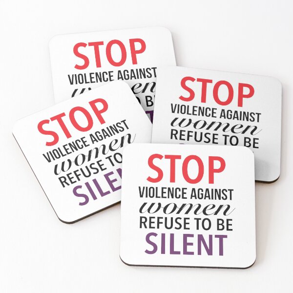 Item preview, Stop Violence Against Women Refuse To Be Silent - End Domestic Violence designed and sold by Delandor.