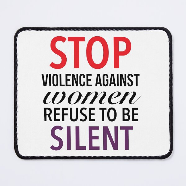 Item preview, Stop Violence Against Women Refuse To Be Silent - End Domestic Violence designed and sold by Delandor.
