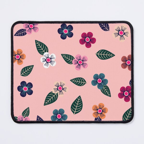 Item preview, Julie’s Garden Scattered Flowers Pink designed and sold by ToEllaBloom.