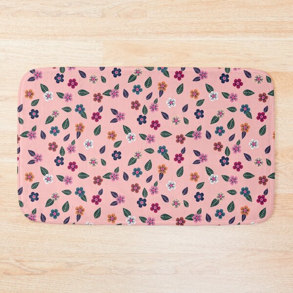 Item preview, Julie’s Garden Scattered Flowers Pink designed and sold by ToEllaBloom.
