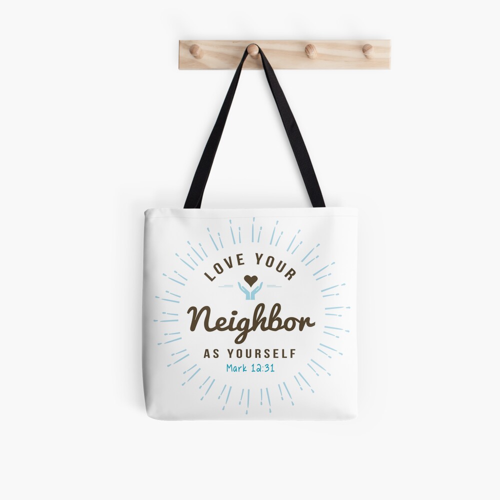 Love Your Neighbor As Yourself Scripture Emblem Greeting Card for Sale by  Kathleen Johnson